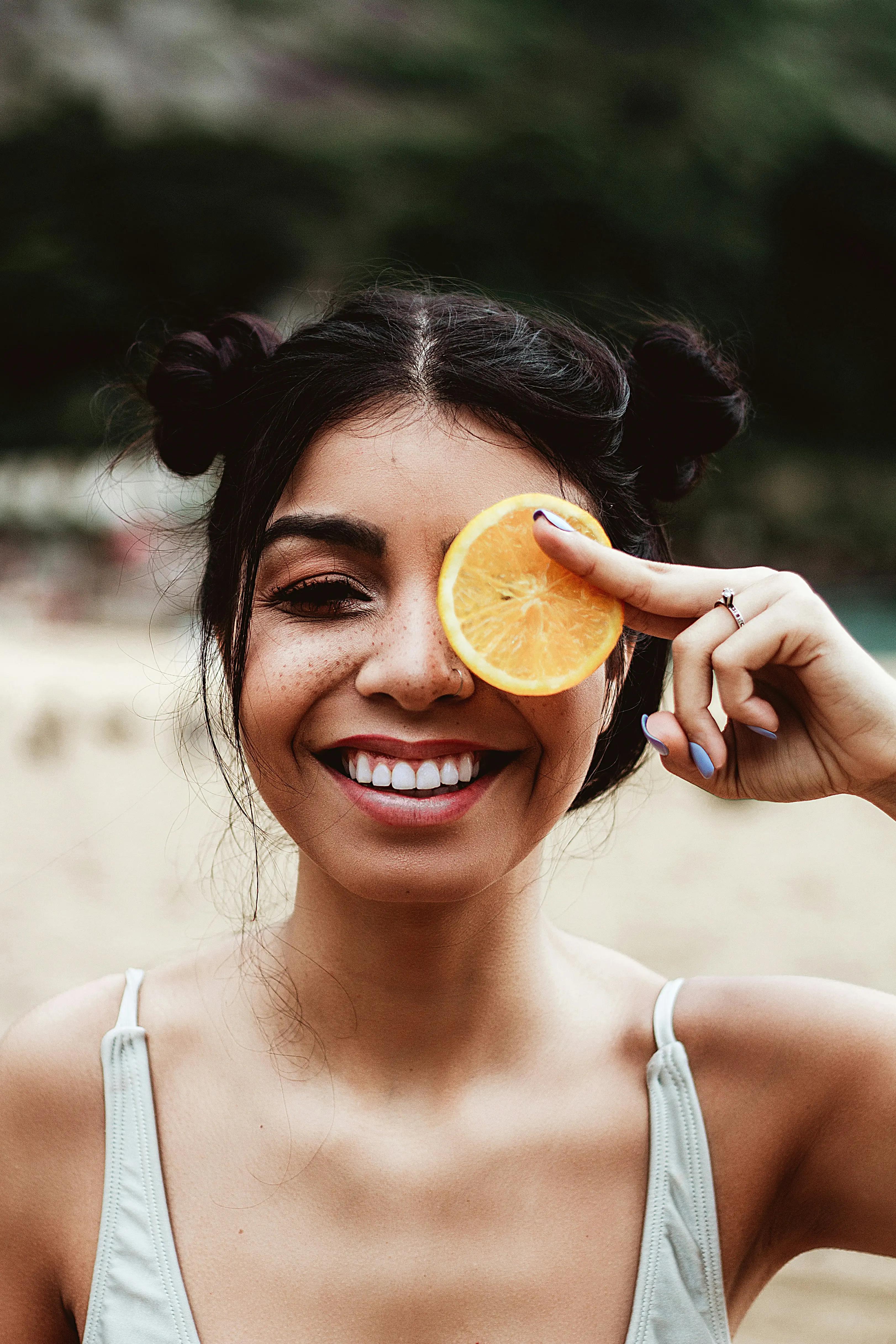 girl smiling